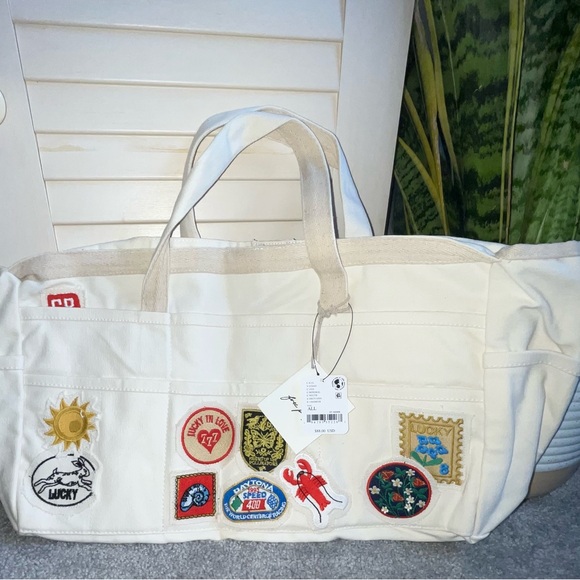 NWT Free People Kiss My Patch Tote - Picture 2 of 8